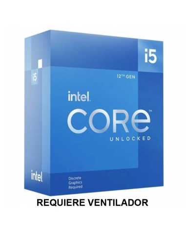 CPU INTEL S-1700 CORE I5-12600 KF 3.7GHZ BOX SIN VENTILADOR PN: BX8071512600KF EAN: 5032037234115   