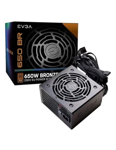 FUENTE  650W/54.2A EVGA 650 BR PN: 100-BR-0650-K2 EAN: 4250812441843   