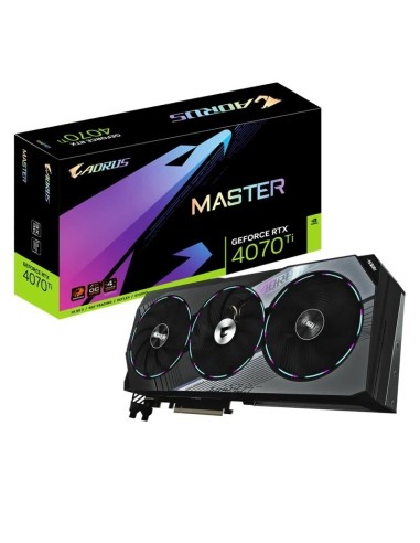 VGA RTX4070TI 12GB GDDR6X GIGA BYTE AORUS MASTER PN: GVN407TAM-00-10 EAN: 4719331312596   