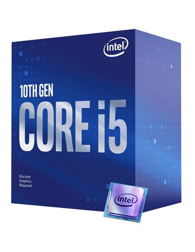 CPU INTEL S-1200 CORE I5-10400 F 2.9GHZ BOX CON VENTILADOR PN: BX8070110400F EAN: 5032037187077   