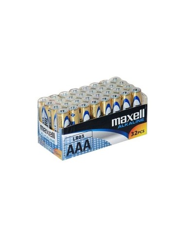 PILAS AAA 32 UNDS MAXELL LR03  ALCALINA PN: MAX73129 EAN: 4902580731298   