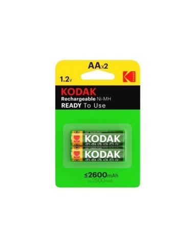 PILAS  AA   2 UNDS KODAK RECAR GABLES PN: KOD95508 EAN: 887930955088    