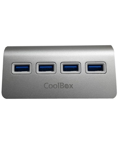 HUB 4 PTOS USB 3.0 COOLBOX ALU -3 PN: HUBCOO4ALU3 EAN: 8436556141805   