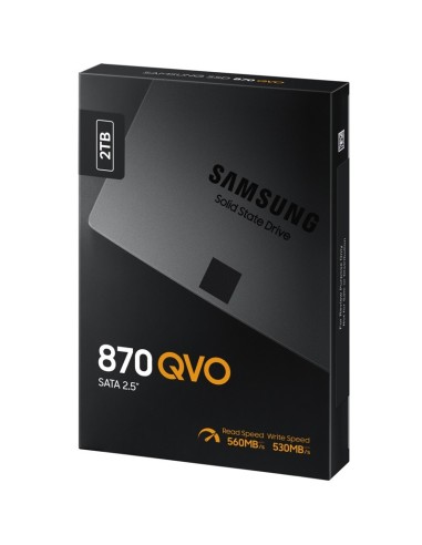 DISCO SSD   2TB SAMSUNG        SATA3  870 QVO PN: MZ-77Q2T0BW EAN: 8806090396007   