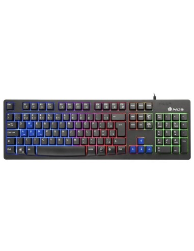 TECLADO USB NGS GAMING GKX-300 RGB PN: GKX-300 EAN: 8435430610444   