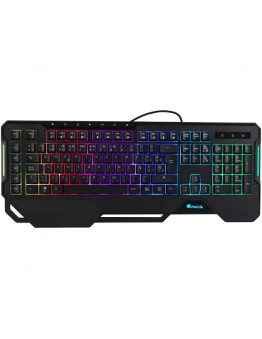 TECLADO USB NGS FAMING GKX-450 NEGRO RGB PN: GKX-450 EAN: 8435430618990   