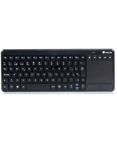 TECLADO WIRELESS NGS SMARTV    WARRIOR TOUCHPAD NEGRO PN: TVWARRIOR EAN: 8435430609967   