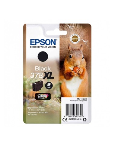 CARTUCHO EPSON 378 XL NEGRO PN: C13T37914010 EAN: 8715946645841   