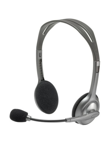 AURI + MIC 3.5MM 1.8M LOGITECH H110 CASCOS NEGRO PN: 981-000271 EAN: 5099206022423   