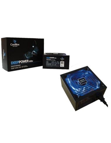 FUENTE  650W/22A 80+ PFC DEEPP OWER BRONZE PN: DG-PWS650-85B EAN: 8436556145339   