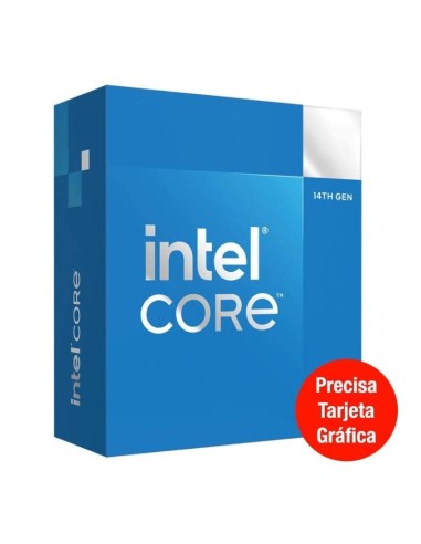 CPU INTEL S-1700 CORE I5-14400 F 2.5GHZ BOX CON VENTILADOR PN: BX8071514400F EAN: 5032037279147   