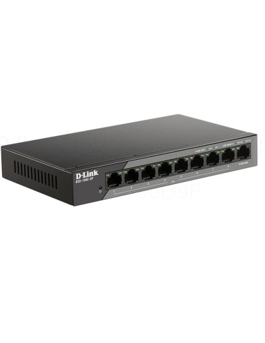 SWITCH GIGA  9PTOS DLINK       DSS-100E-9P POE NO GESTIONABLE PN: DSS-100E-9P EAN: 0790069451089   