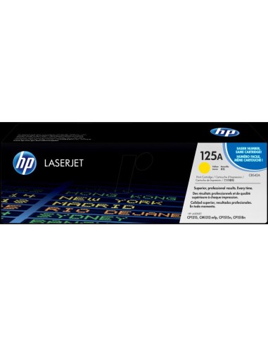 TONER HP CB542A AMARILLO PN: CB542A EAN: 808736839198    