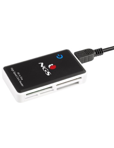 LECTOR EXT. NGS SD/MICRO SD    USB 2.0 NEGRO PN: MULTIREADERPRO EAN: 8436001305356   