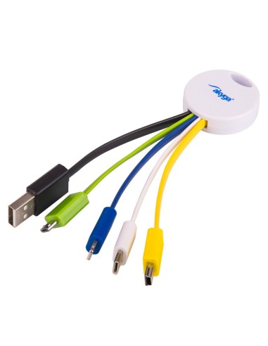 CABLE ADAPTADOR USB A MULTIPUE RTO USB C, MICRO B, MINI B, PN: AK-AD-51 EAN: 5901720134882   