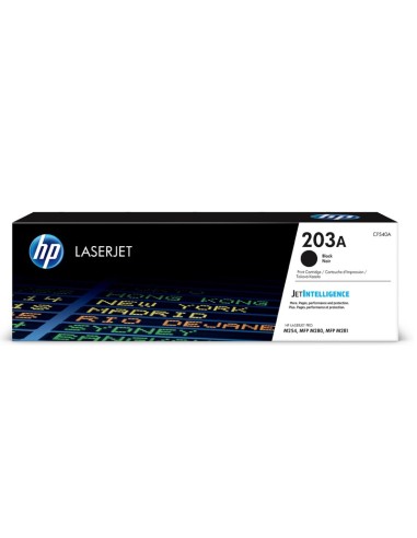 TONER HP CF540A 203A NEGRO     1400PAG. PN: CF540A EAN: 190781107088    