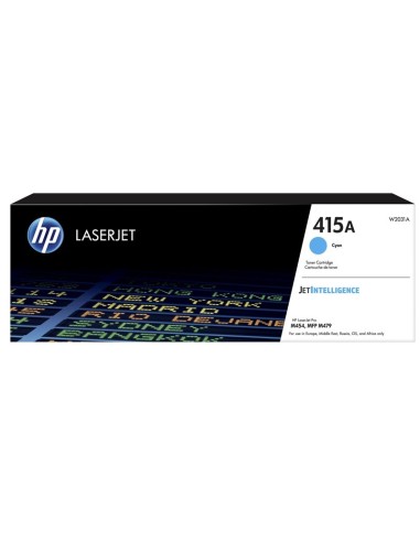 TONER HP W2031A 415A CYAN PN: W2031A EAN: 192018046351    