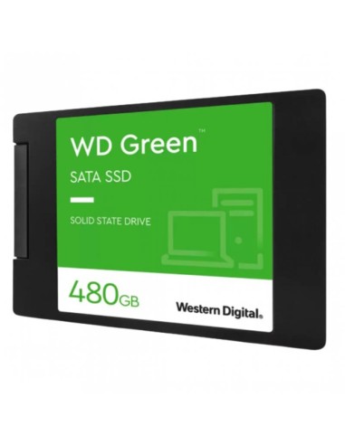 DISCO SSD 480GB WD GREEN       SATA3 PN: WDS480G3G0A EAN: 718037894348    