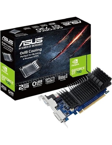 VGA GT730   2GB GDDR5 ASUS     LOW PROFILE PN: 90YV06N2-M0NA00 EAN: 4716659990390   