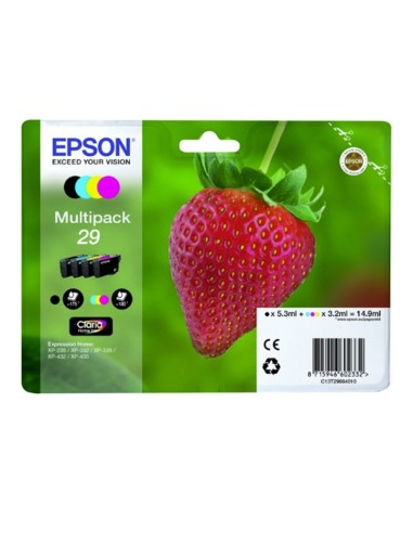 CARTUCHO EPSON MULTIPACK 29    4 COLORES PN: C13T29864012 EAN: 8715946626048   