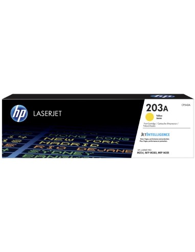 TONER HP CF542A 203A AMARILLO  1300 PAG. PN: CF542A EAN: 190781107101    