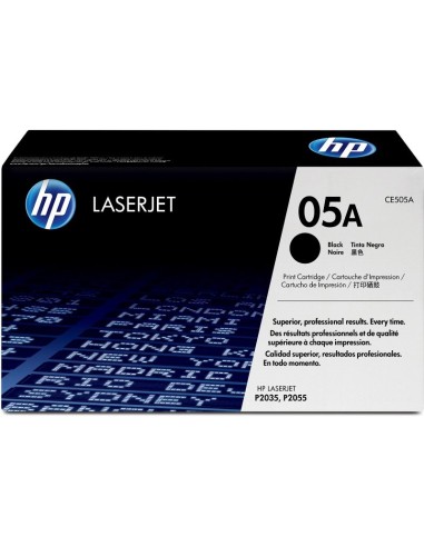 TONER HP CE505A NEGRO PN: CE505A EAN: 883585695775    