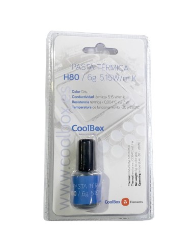 BOTE PASTA TERMICA 6GR H80 COO LBOX PN: COO-TGH5W-6 EAN: 8436556140419   