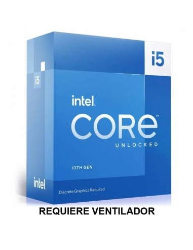 CPU INTEL S-1700 CORE I5-13600 K 3.5GHZ BOX SIN VENTILADOR PN: BX8071513600K EAN: 5032037258746   