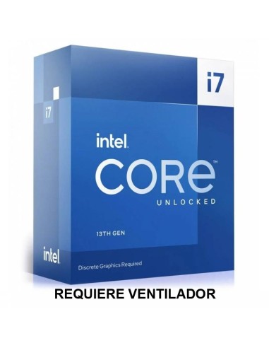 CPU INTEL S-1700 CORE I7-13700 K 3.4GHZ BOX SIN VENTILADOR PN: BX8071513700K EAN: 5032037258708   