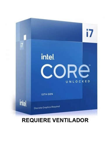 CPU INTEL S-1700 CORE I7-13700 KF 3.5GHZ BOX SIN VENTILADOR PN: BX8071513700KF EAN: 5032037258715   