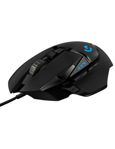 RATON LOGITECH G502 HERO       25600 DPI CON CABLE NEGRO PN: 910-005471 EAN: 5099206080270   