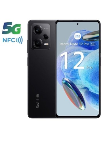 SMARTPHONE 6.6" XIAOMI REDMI   NOTE 12 PRO 8GB 256GB 5G NEGRO PN: MZB0D30EU EAN: 6941812709696   