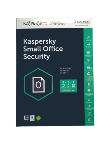 AV KASPERSKY SMALL OFF     5LC ICE SECURITY 5+1 PN: KL4541X5EFS-20ES EAN: 5056244903602   