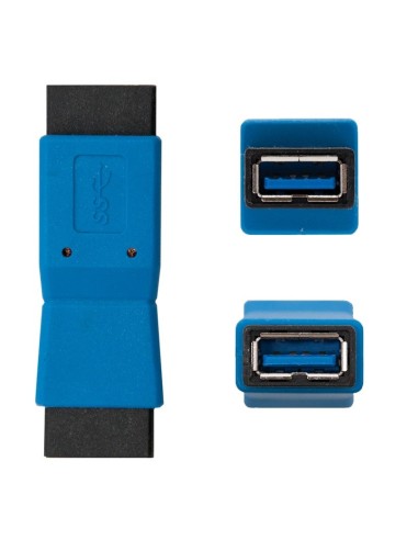 ADAPT. USB 3.0 TIPO A/H-A/H PN: 10.02.2001 EAN: 8433281006034   