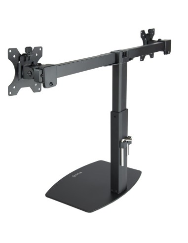 SOPORTE DE MESA MONITOR 17-27" GIRA INCLINABLE 2 BRAZOS NEGRO PN: DB1727TN-B EAN: 8433281008410   