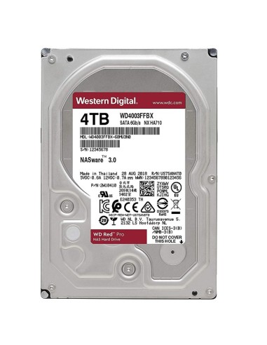 DISCO 3.5"   4TB WD RED        SATA3 PRO PN: WD4003FFBX EAN: 0718037855967   