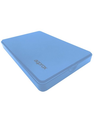 CAJA 2.5" USB 2.0 APPROX  AZUL 9.5mm ENCLOSURE HASTA 2TB PN: APPHDD200LB EAN: 8435099527732   