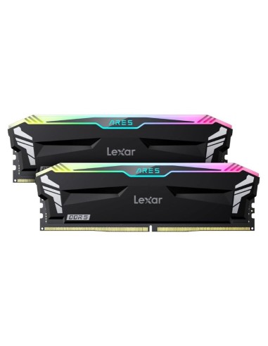 DDR5  32GB/6800MHZ LEXAR ARES  HEATSINK CL34 1.4V RGB 2X16GB PN: LD5U16G68C34LA-R EAN: 843367133543    