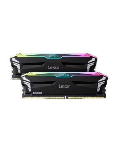 DDR5  32GB/6000MHZ LEXAR ARES  HEATSINK CL30 1.35V RGB 2X16GB PN: LD5BU016G-R6000G EAN: 843367132096    