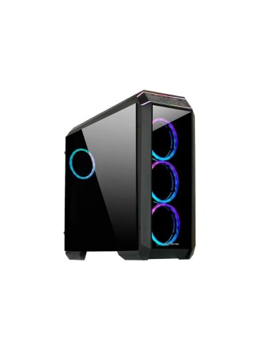 CAJA GAMING CHIEFTEC STALLION  II RGB NEGRO CRISTAL TEMPLADO PN: GP-02B-UC-OP EAN: 0753263078261   