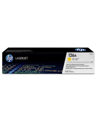 TONER HP CE312A 126A AMARILLO PN: CE312A EAN: 884962161142    