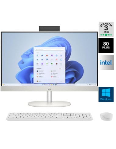 AIO 23.8" HP   I3-1315U   8G   B 512GB W11HOME BLANCO PN: 9Z1X2EA EAN: 198122505753    