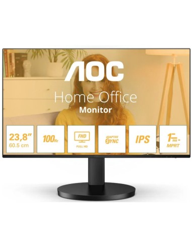 MONITOR 23.8" AOC LED 24B3HA2  IPS FHD MULTIMEDIA NEGRO PN: 24B3HA2 EAN: 4038986151481   