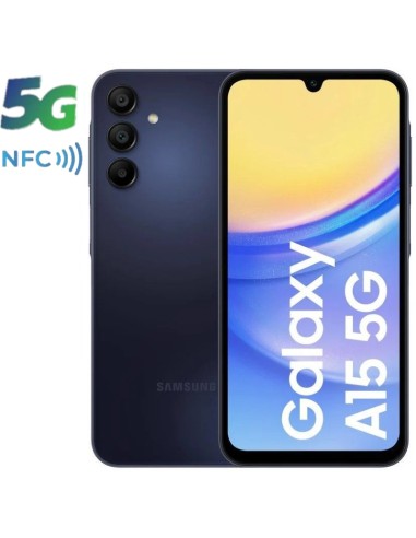 SMARTPHONE 6.5" SAMSUNG GALAXY A15 4GB 128GB 5G NFC AZUL PN: SM-A156B/DSN UD EAN: 8806095372525   