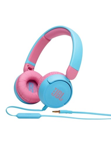 AURI + MIC 3.5MM 1M JBL JR310  AZUL Y ROSA PN: JBLJR310BLU EAN: 6925281976933   