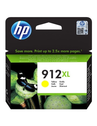 CARTUCHO HP 3YL83AE 912XL AMAR ILLO PN: 3YL83AE BGY EAN: 192545866958    