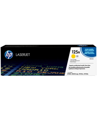 TONER HP CB542A AMARILLO PN: CB542A EAN: 808736839198    