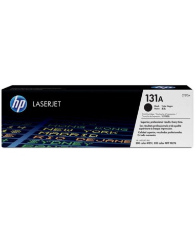 TONER HP CF210A 131A NEGRO PN: CF210A EAN: 886111334957    