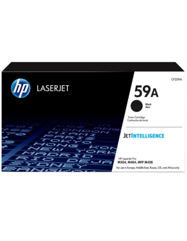 TONER HP CF259A 59A NEGRO PN: CF259A EAN: 192018046771    